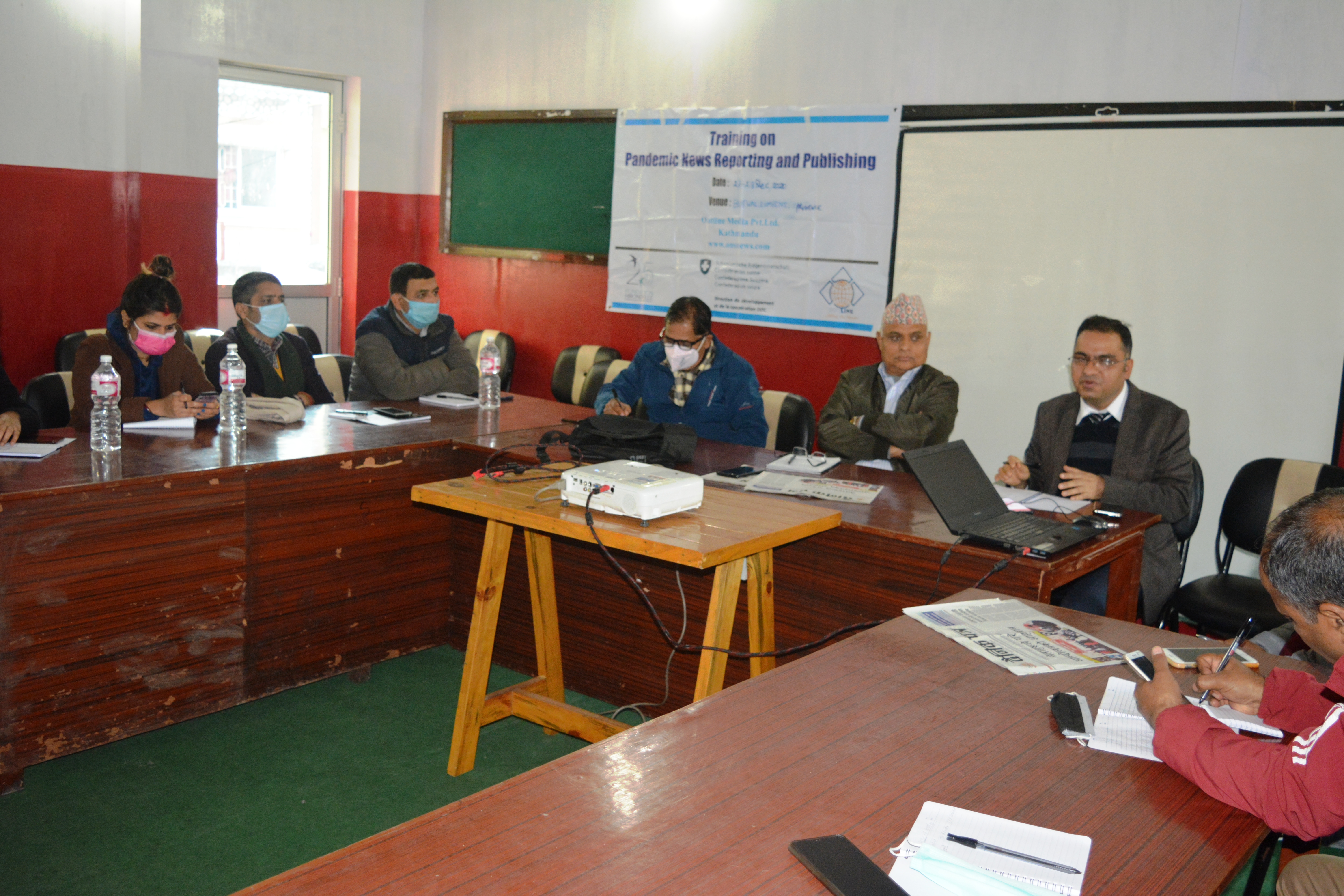 Training on Pandemic News Reporting and Publishing at Rupandehi, Butwal